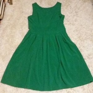 Green vintage style dress